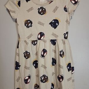 Marvel Kids Cream Dress with Character Print
